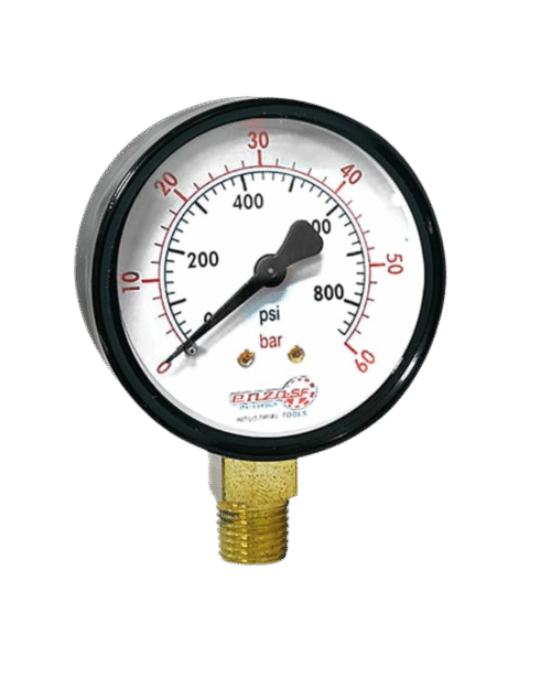 Manómetro de Presión Radial 2” Rosca NPT 1/4” Seco